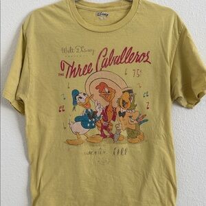 Disney The Three Caballeros Mustard Tee